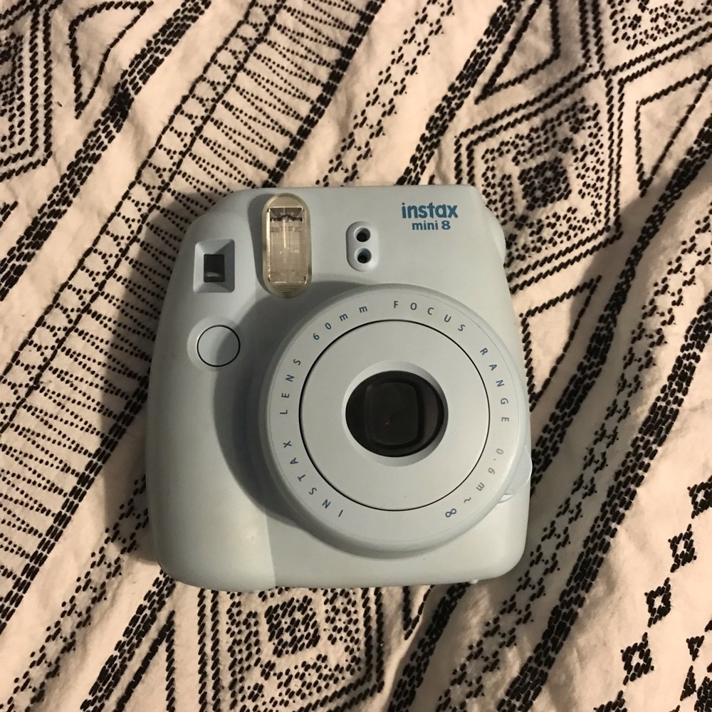 instamax polaroid camera- light blue